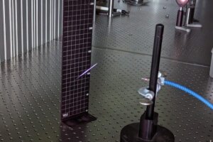 Characterization of a laser filament-induced plasma in air at 10 kHz using optical emission spectroscopy